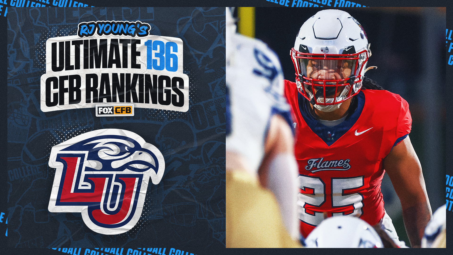 2025 Liberty Football Predictions: Flames Ranked 70th in RJ Young's Ultimate 136