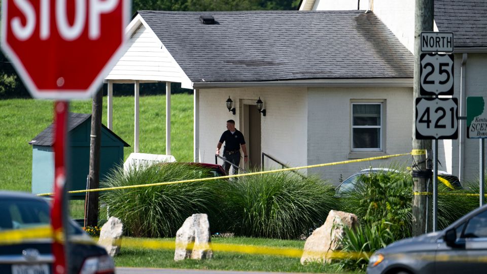 2 dead, suspect killed at a Lexington, Kentucky, church after suspect shot a state trooper, police say