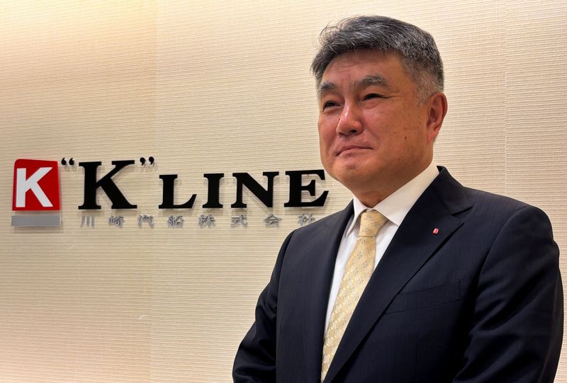 Japan's Kawasaki Kisen prepared to reroute more ships away from US over tariffs, CEO says