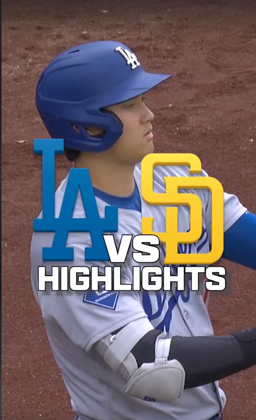 NL WEST BATTLE: Dodgers vs. Padres | Short Highlights 🔥