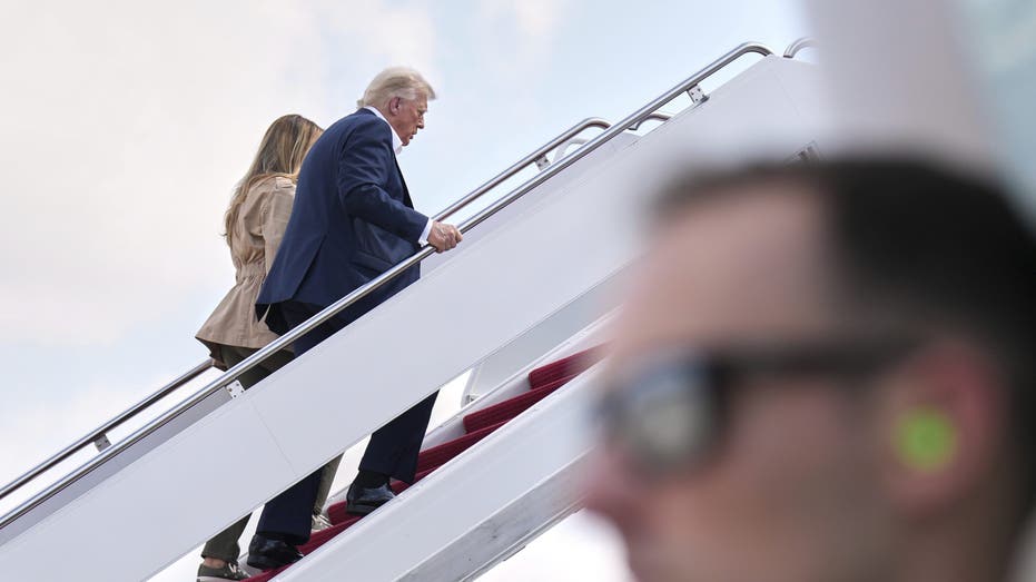 President Trump, first lady arrive in Kerrville, Texas, following fatal floods